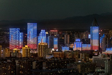 彩色城市——乌鲁木齐灯光秀（廿八）