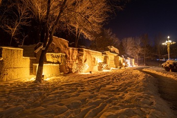 小县冰雪灯光秀005