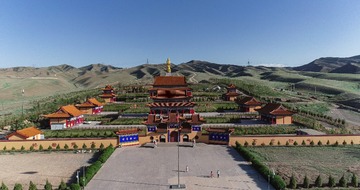 航拍灵香寺