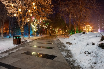 小县冰雪灯光秀008
