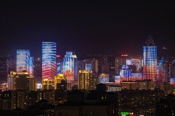彩色城市——乌鲁木齐灯光秀（九）