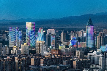 彩色城市——乌鲁木齐灯光秀（廿七）