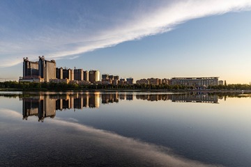城市倒影