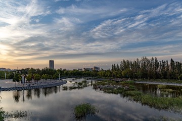 碧水蓝天