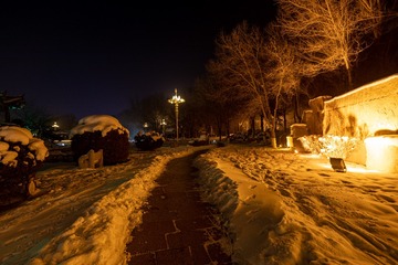 小县冰雪灯光秀004