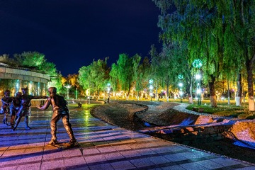 公园夜色