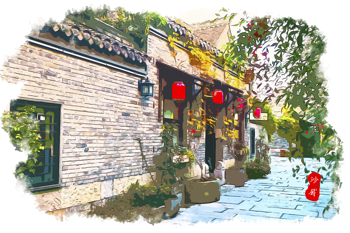 徐州户部山老城区的青砖绿瓦