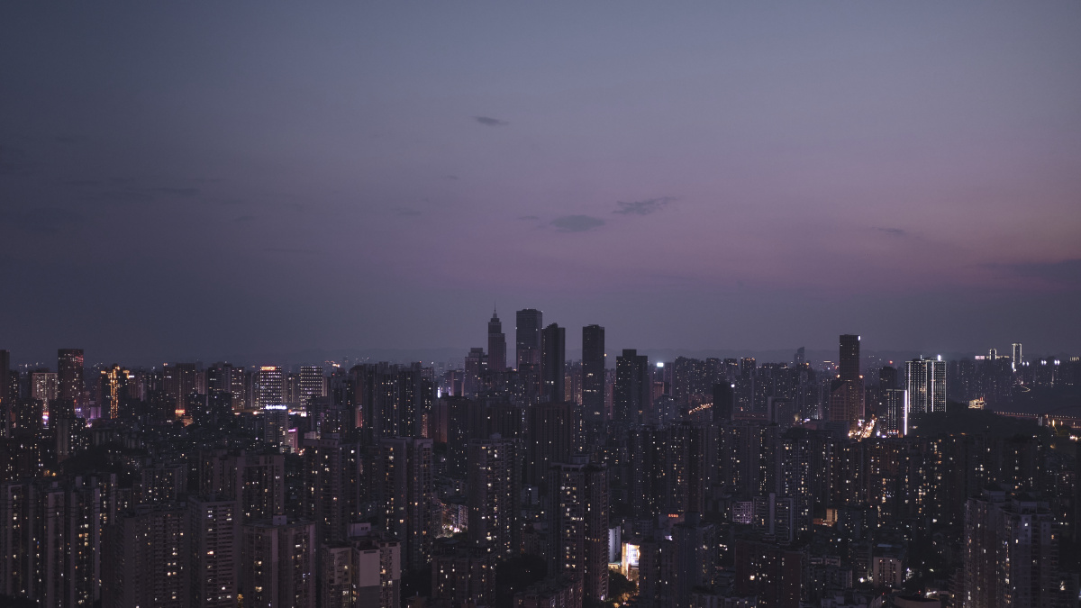 城市的星空——万家灯火