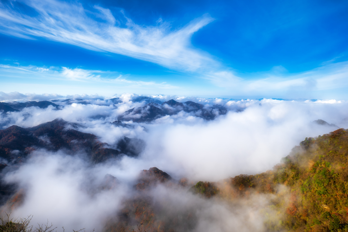 香炉山云海秋色
