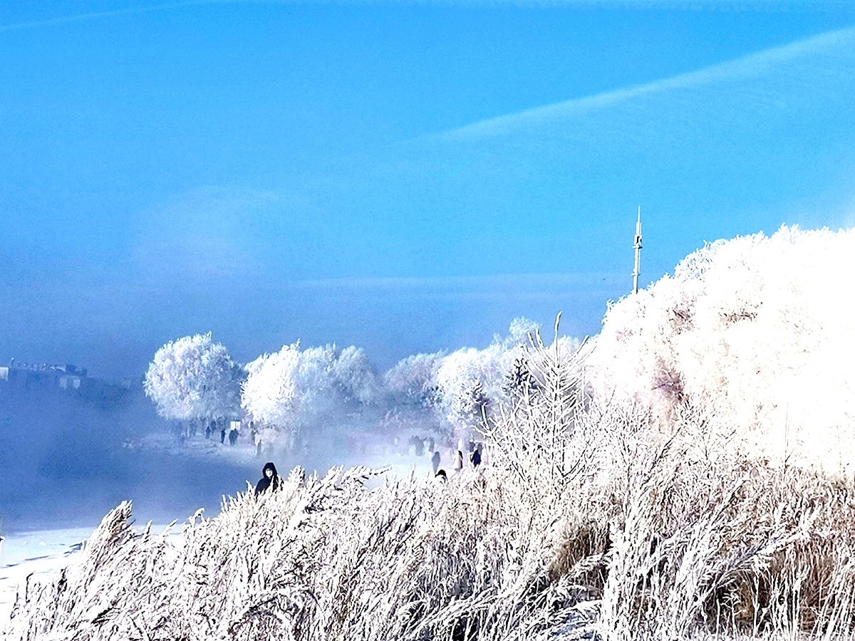 松花江畔冬景 - 吉林鱼翁 - 图虫