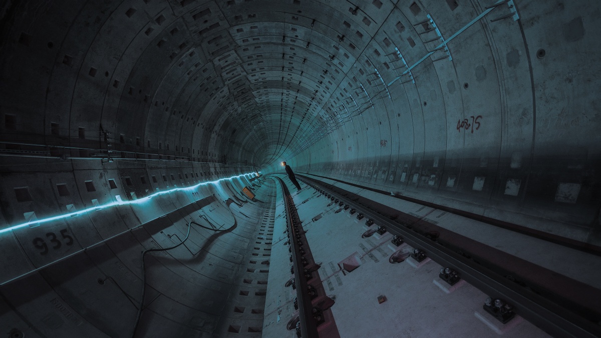 上海地铁隧道探秘