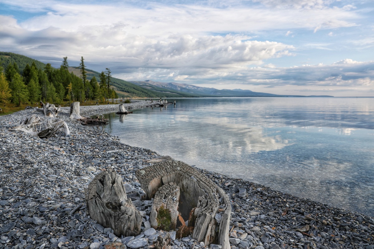 库苏古尔湖摄于蒙古国
