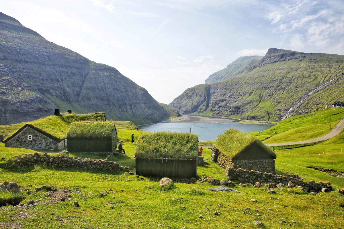 绿色山庄摄于法罗群岛