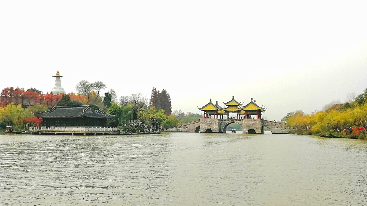 五亭桥扬州瘦西湖