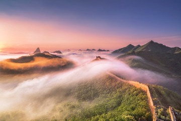 西沟日出云海