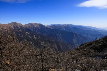 秦岭大梁远眺