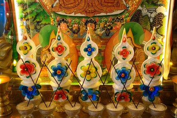 香格里拉大佛寺坛城酥油花