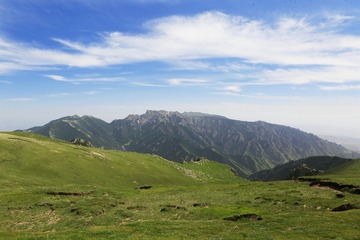 贺兰山干沟梁眺望