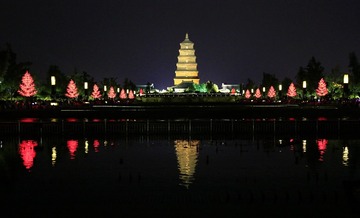 大雁塔夜色