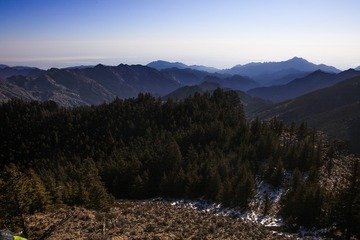 站在山上看山下（贺兰山）