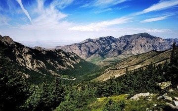 贺兰山宁蒙交界线