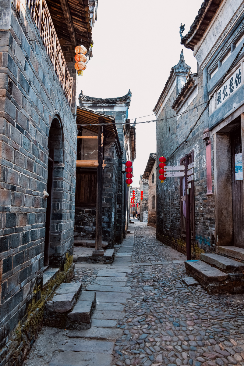 流坑古村