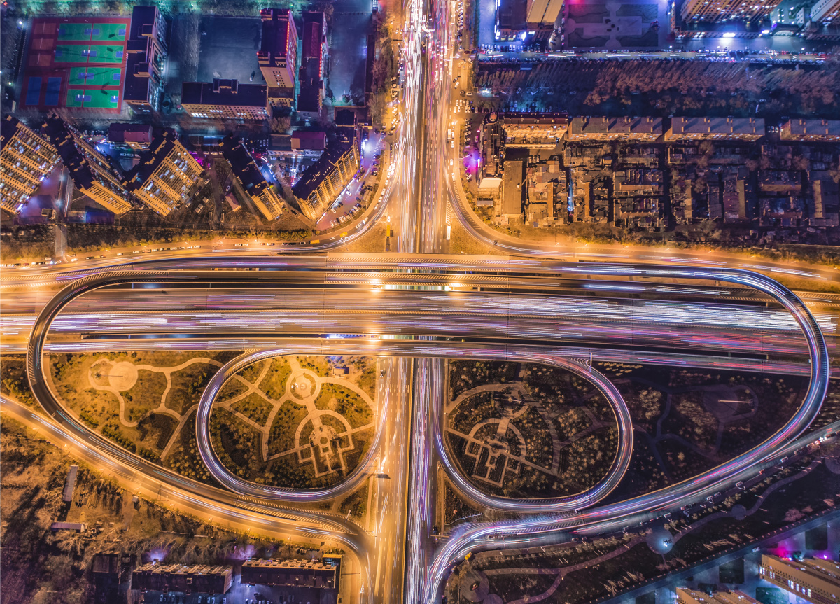 哈尔滨学府路三环立交桥