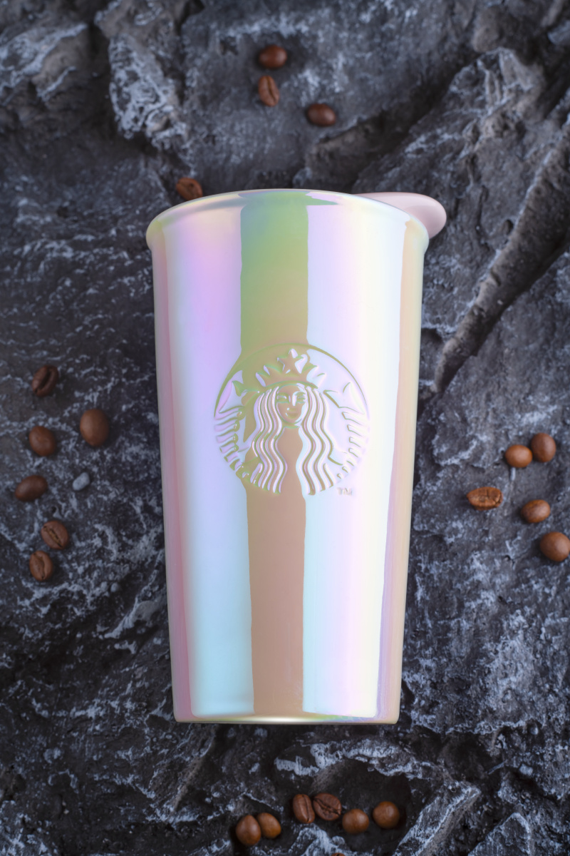 星巴克镭射杯