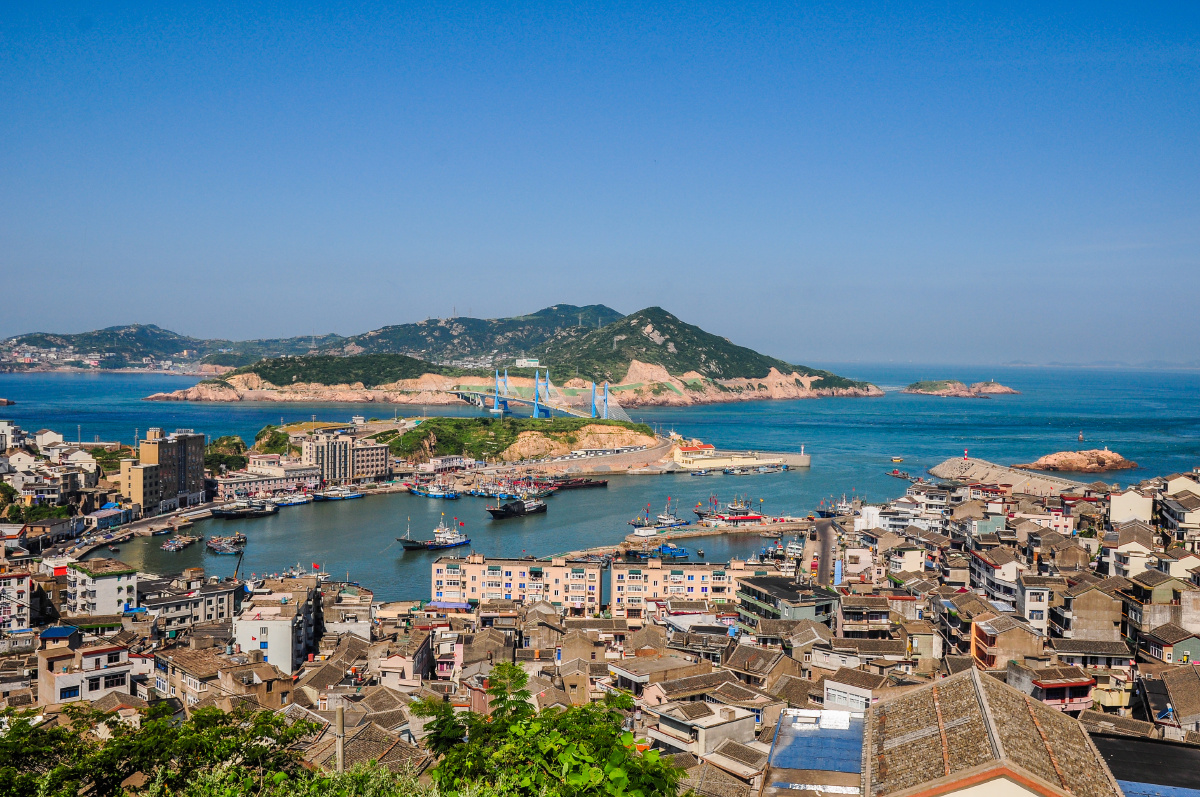 舟山嵊泗嵊山枸杞海岛风光