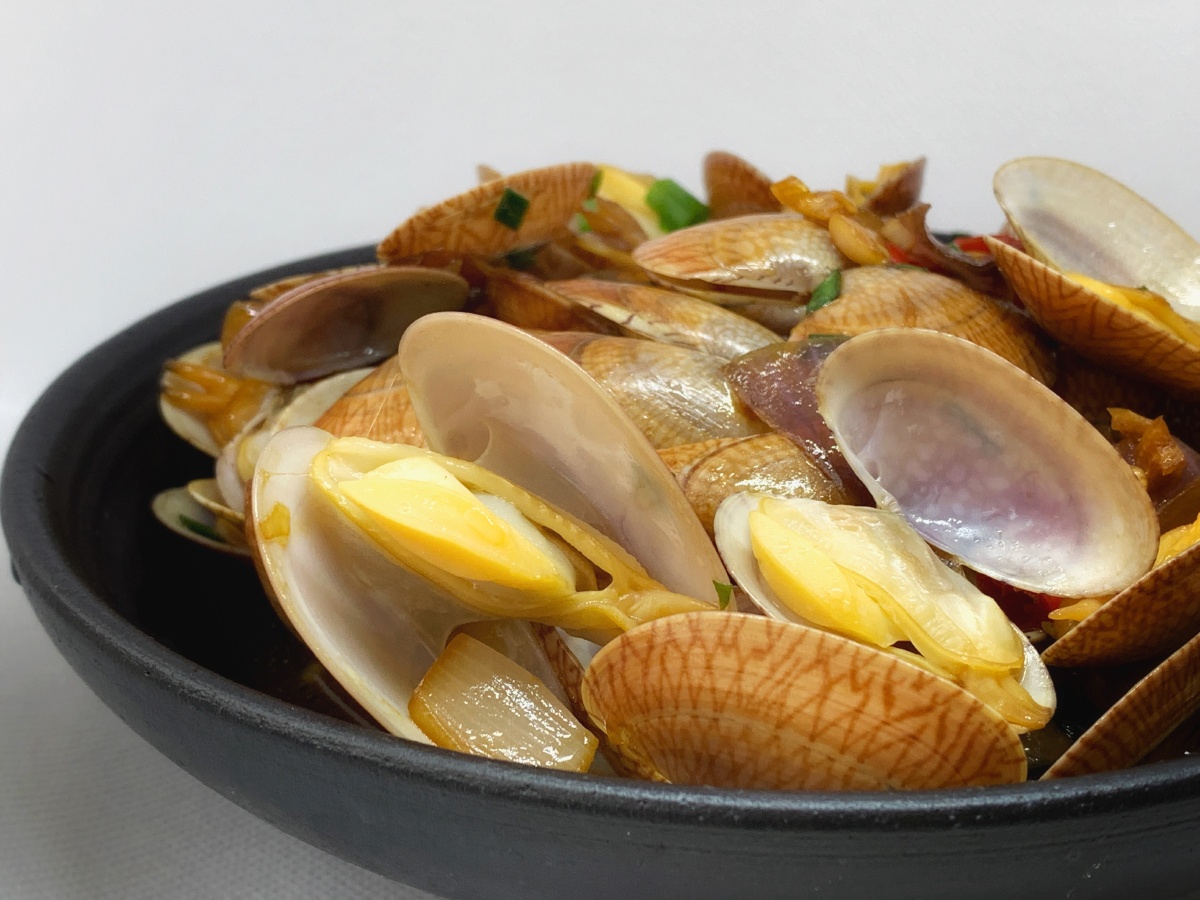 奶糖美食之辣炒蛤