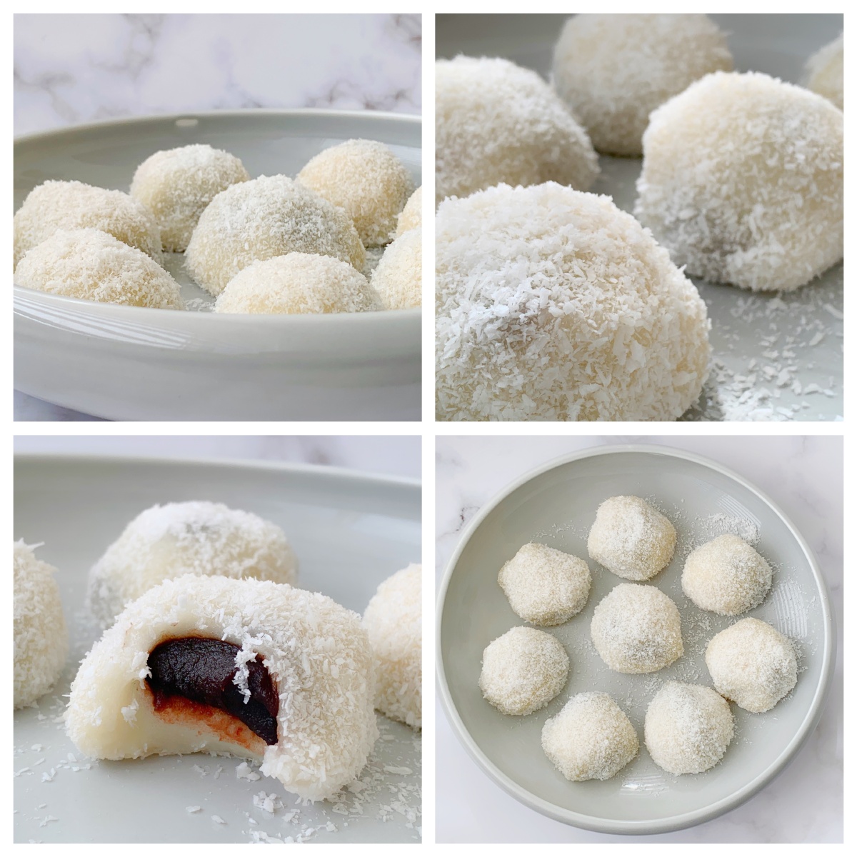 椰丝糯米团自制的才好吃香糯可口