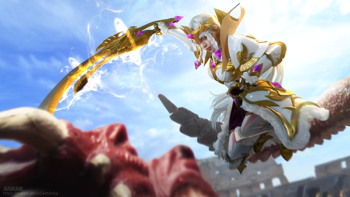 【英雄联盟】女帝·黛安娜cosplay "——替月行道!