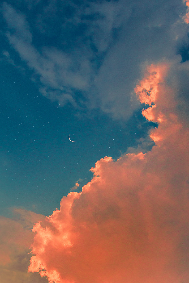 最近的月亮合集祝大家七夕快乐呀