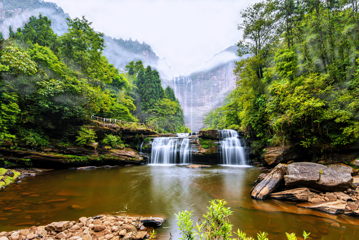 四面山瀑布 - 沙之寞 - 图虫