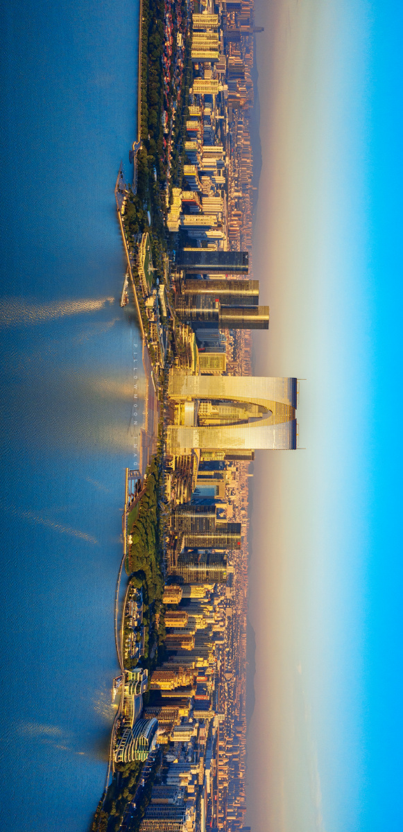 苏州天际线晨光