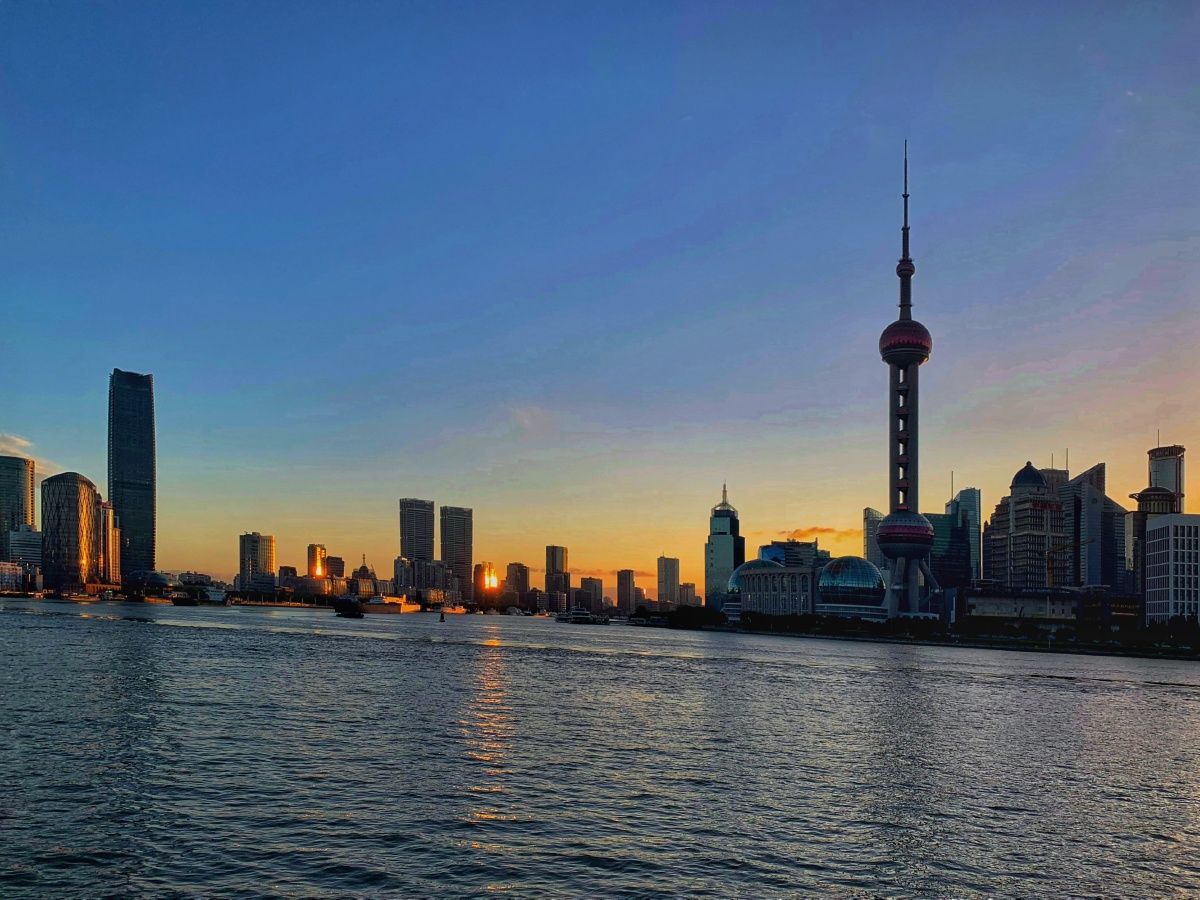 太阳即将升起的黄浦江 - 随便2019手机随拍 - 图虫