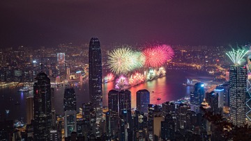 香港新年烟花