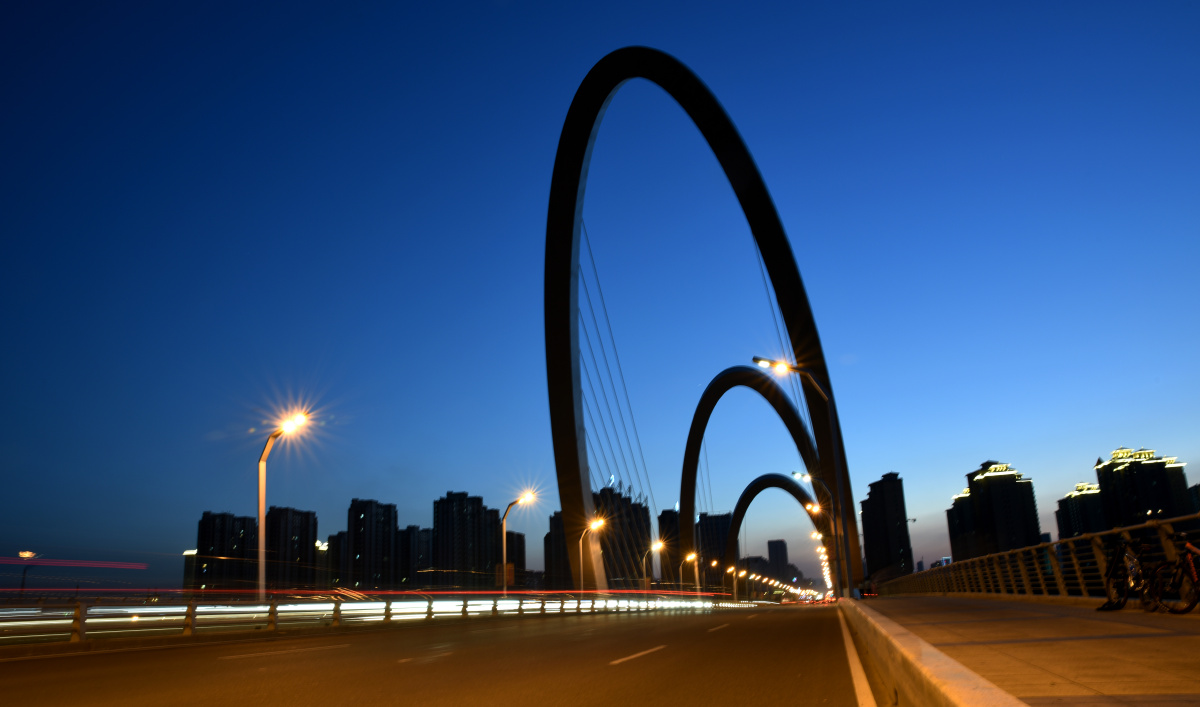 大同南环桥夜景