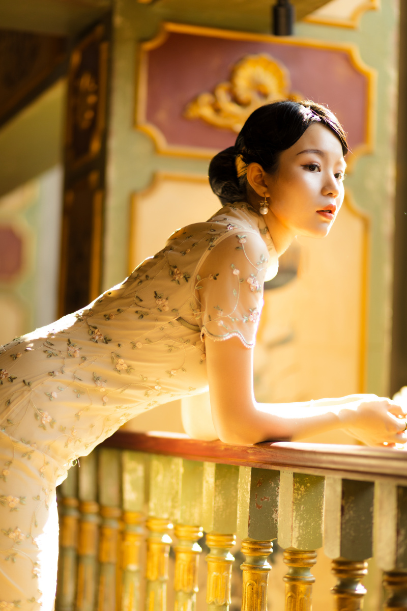 旗袍写真长沙约拍独立女摄