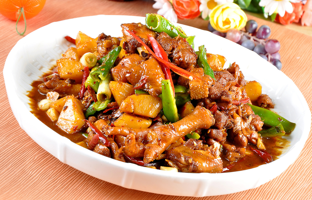 1/133大盘鸡红焖鸡#舌尖美食#中华美食#传统美食#风味味道滋补健康