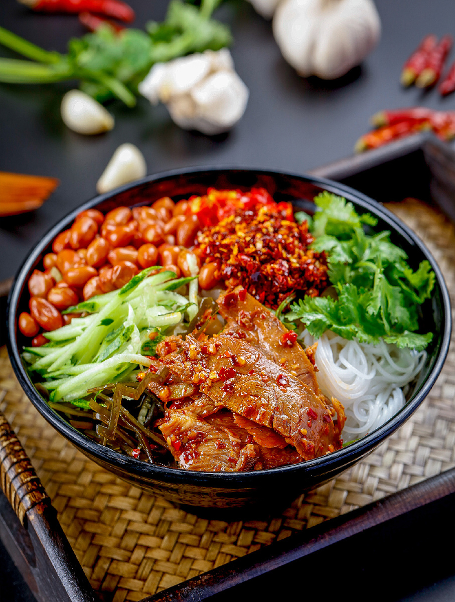 麻辣牛肉米线
