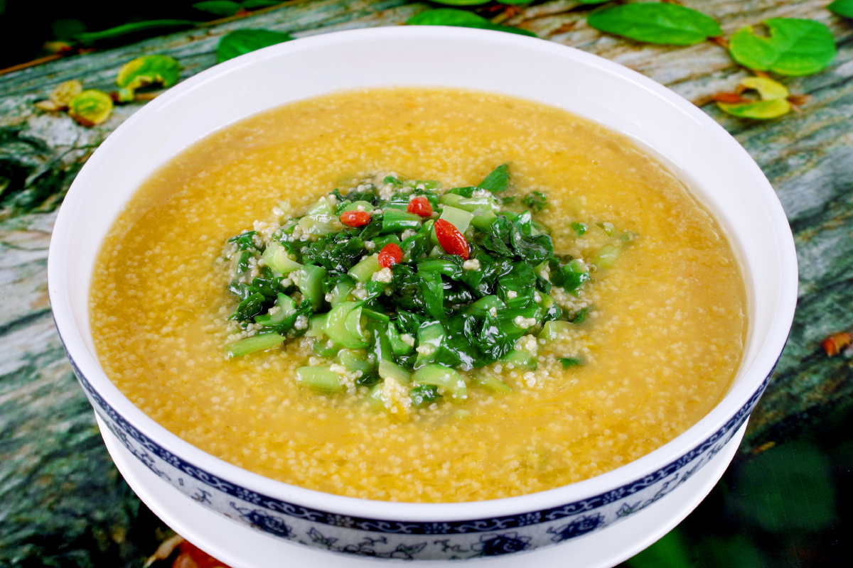 芥菜小米粥