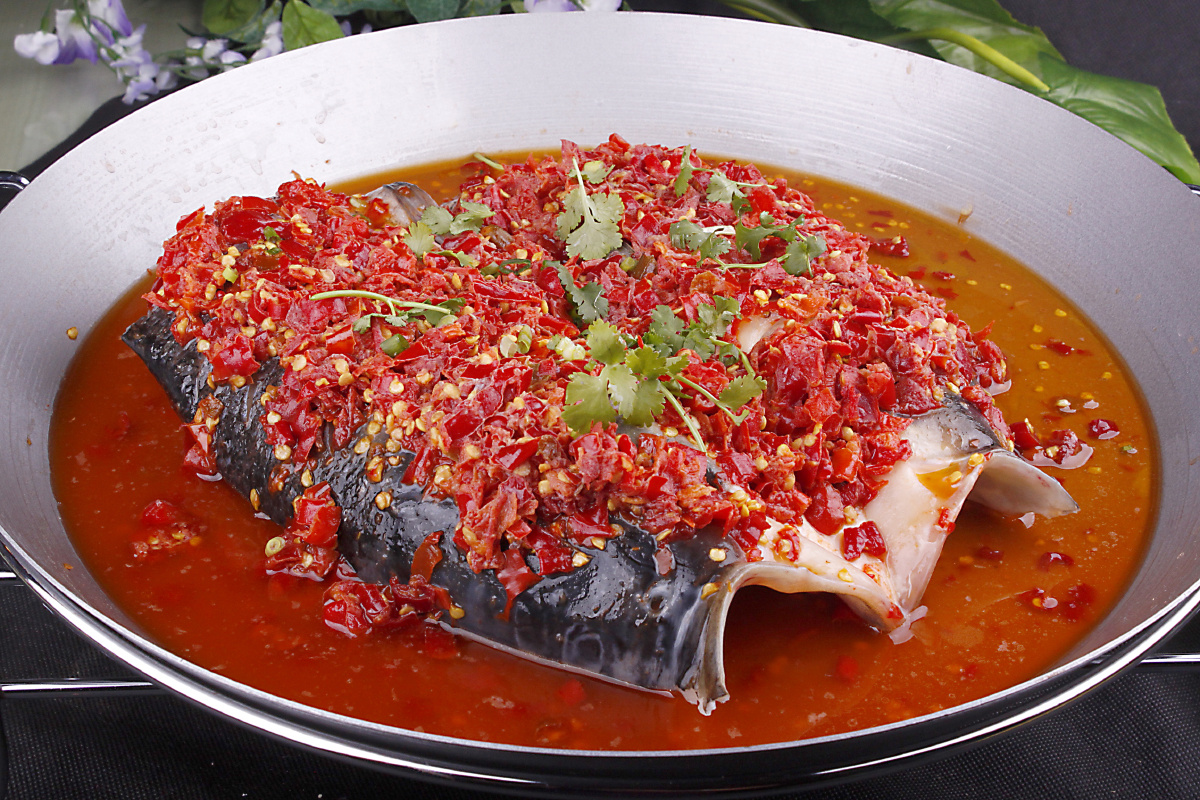 1/138剁椒鱼头鸿运鱼头锅仔剁椒鱼头#湘菜湘味今日份美食随手拍美味