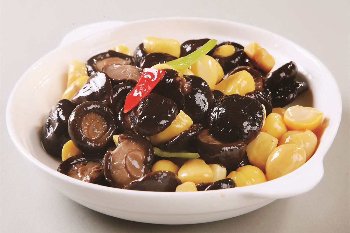 香菇烧板栗