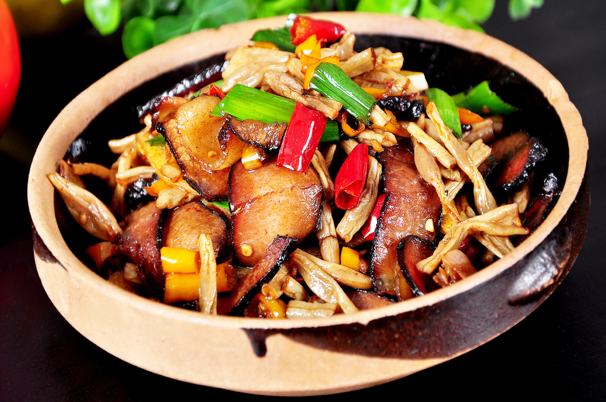 小炒腊肉