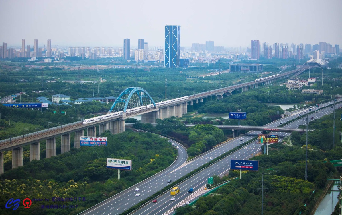 京沪高铁常州段随拍
