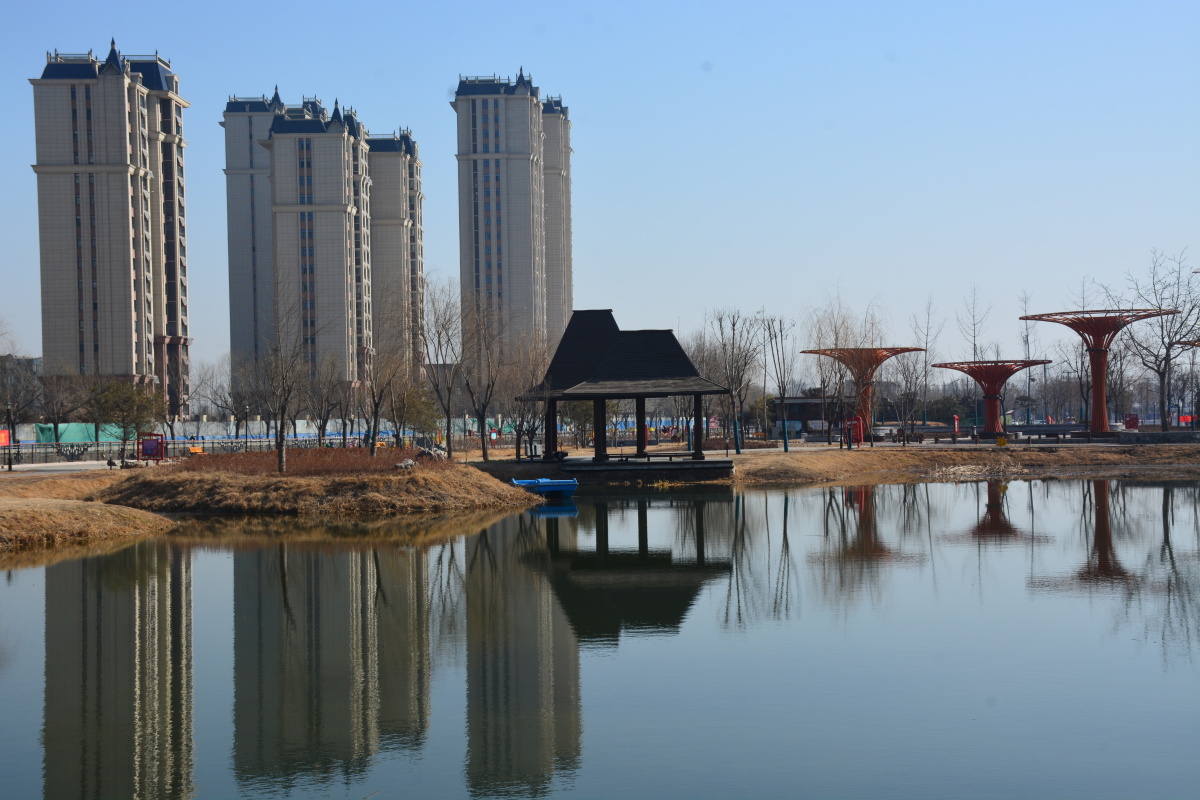 牛尾河公园 - 邢台摄影白云