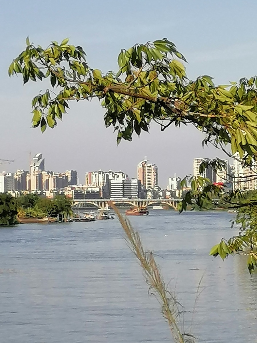 粤东揭阳市榕江美景.