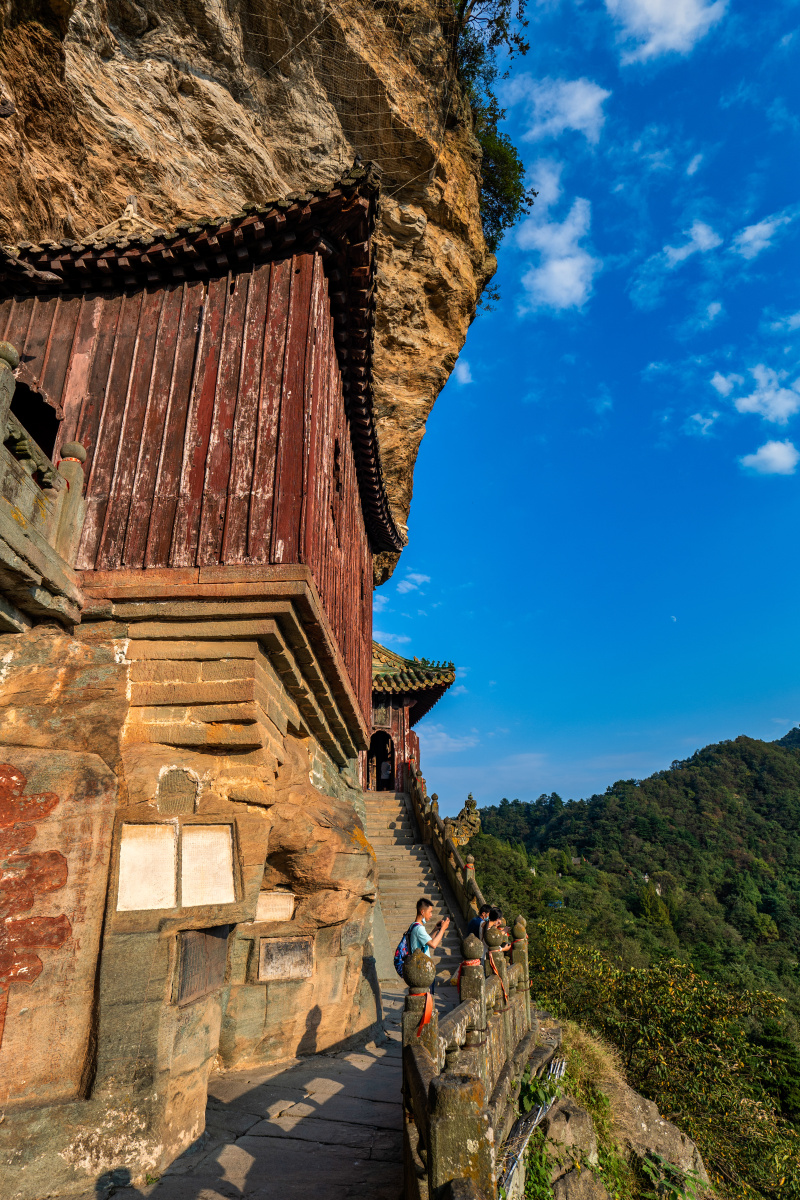 雄伟的南岩宫建筑