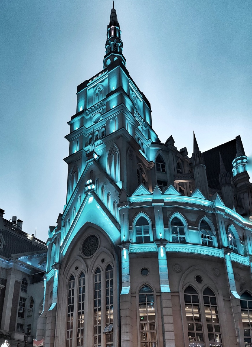 武汉欧式建筑风格的商业步行街